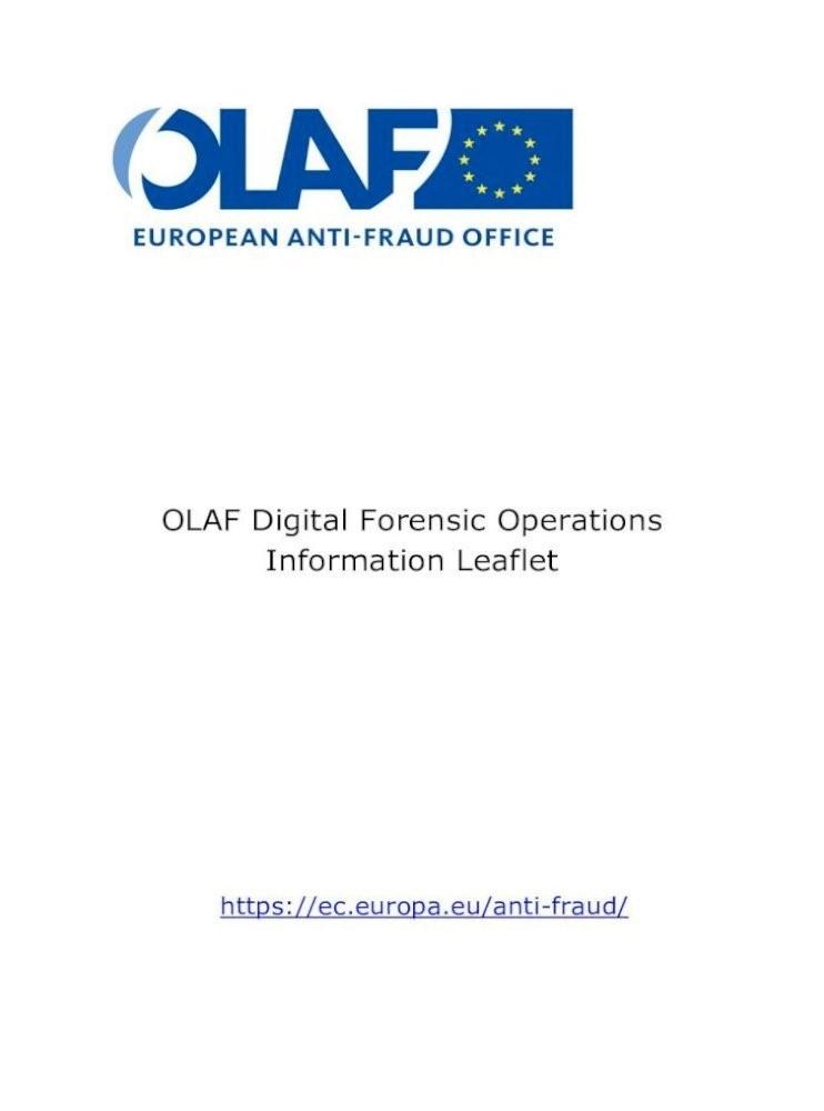 Digital forensic operations with OLAF